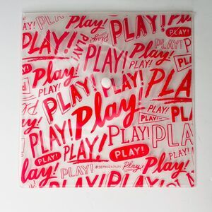 Sephora Transparent Clear Logo MakeUp Toiletry Travel Wet Envelope Bag Red New